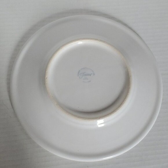 Fiestaware Fiesta Fall Leaves Acorn Ceramic Luncheon Plate 9" Classic Rim White - Picture 10 of 16